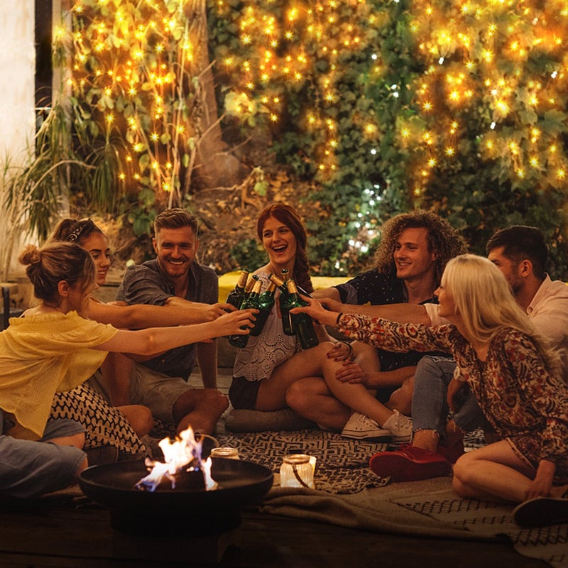 AMIR Upgraded Solar String Lights,78.6ft 240 LED Copper Wire Light, 8 Modes Starry Lights, Waterproof IP65 Fairy Christams Decorative Lights for Outdoor, Wedding, Homes, Party, Halloween (Warm White) - Image 3